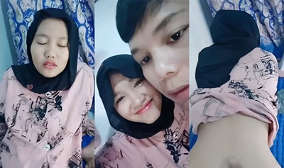 Bokep Indo | Hijab Polos Pasrah Kena Ewe Abang
