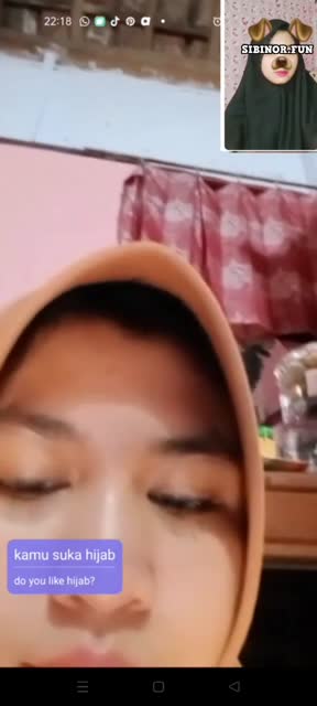 VCS Livu Wanita Berjilbab Coklat Toge Baik Hati