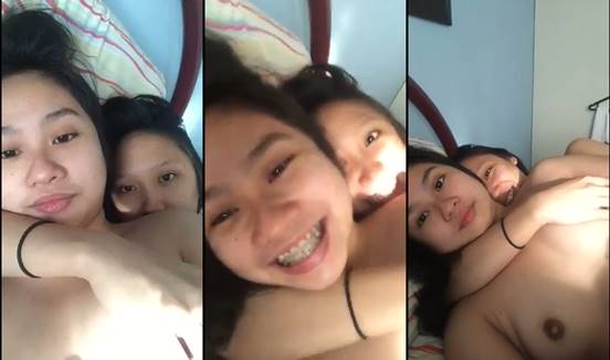 Bokep adek lesbian saling remasin payudara