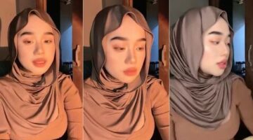 Belahan Dada Nana Ukhty Cantik Kerudung Coklat Instagram