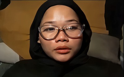 Bokep Indo | Hijab Hitam Binal Kacamata Crot Di Muka